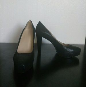 As Nu Calvin Klein Melissa Metallic shine shoes